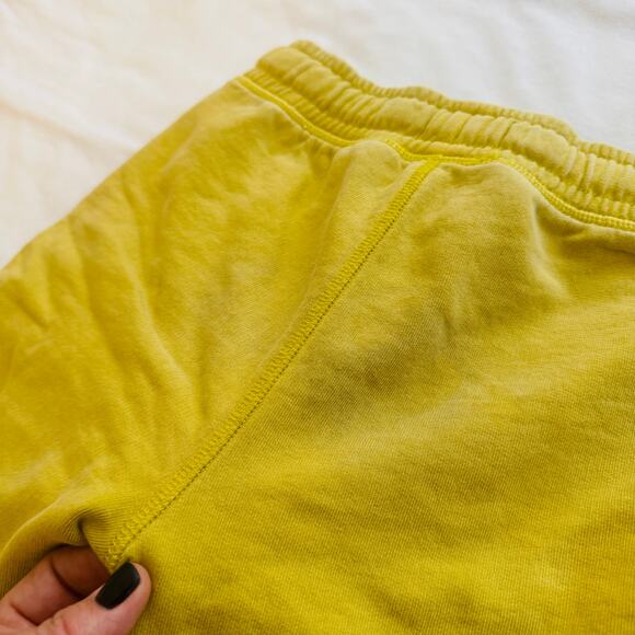 Boden Drawstring Sweat Shorts Yellow Pull-On Pockets Casual Summer Size 8Y - Picture 4 of 5